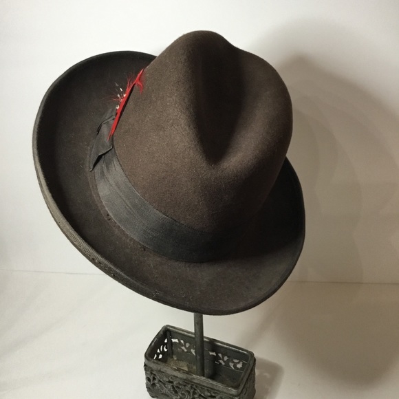 St. Patrick Men’s Brown 100% Wool Hat Size S - Picture 4 of 8